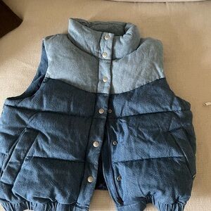 Levi's Two-Tone Blue Puffer Vest
